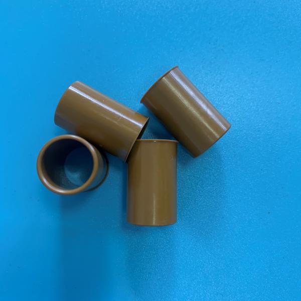 Monforts Textile Machinery Components Chain Link Bush Peek Carbon Material Yellow Brown Black Color