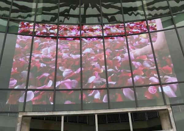 P19.23 LED See Through Screen , 93 Transparent LED Video Screen
