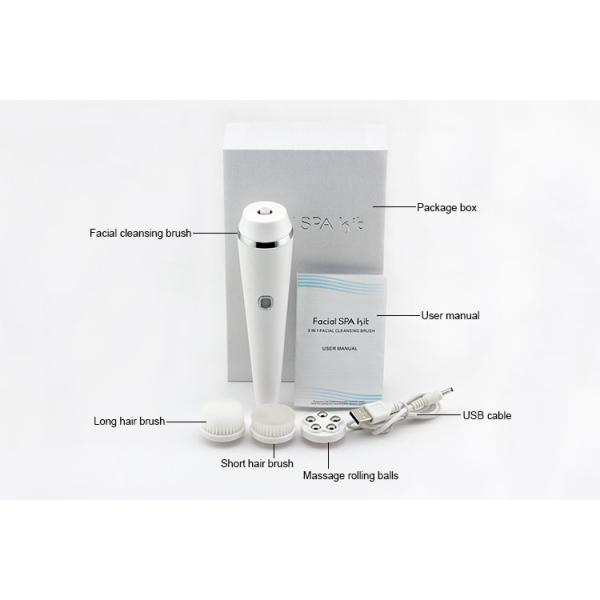 3 In 1 Rotating Rechargeable Facial Cleansing Brush 3 - 4 Hrs Charging Time