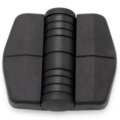 O preto plástico das dobradiças de porta da borboleta gerencie 90 graus