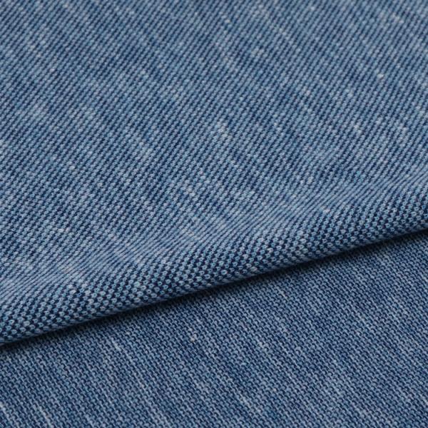 Tissu en coton Pique 21S 190gm résistant à l'usure, peigné, texturé