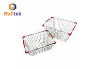 Cesto de compras de malha de arame galvanizado 21L 15L para mercearia