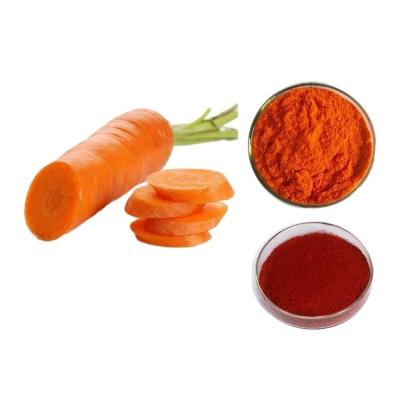 OEM Poudre de bêta-carotène soluble dans l'eau Extrait de carotte de qualité alimentaire 10%