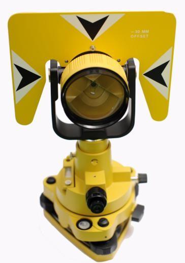 Topcon Type prism set with tribrach and adapter with the  plastic case
