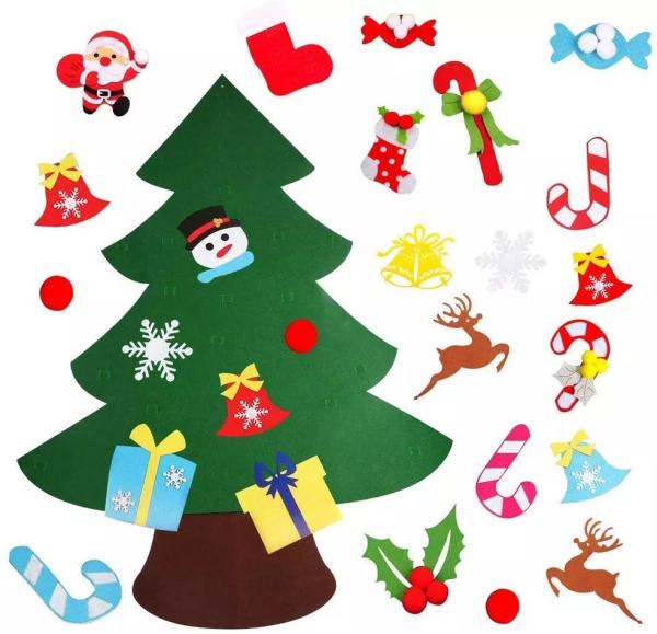 DIY Felt Christmas Hand Crafts Tree Sets Ornament Decoration Multi - Color Choice
