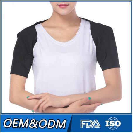 Matériel confortable de tissu du néoprène de précision d'accolade de posture de Shouldersback