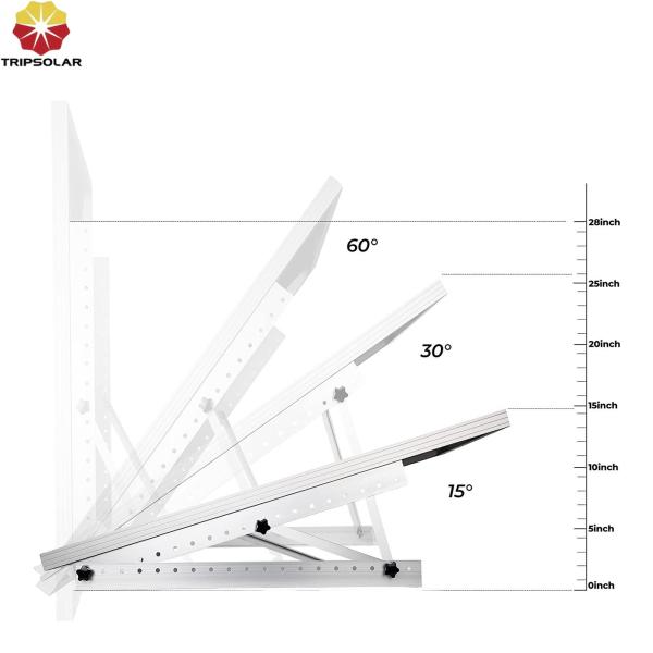 Metal Roof and Open Field Installation Solar Panel Structure Bracket in Natural Silver