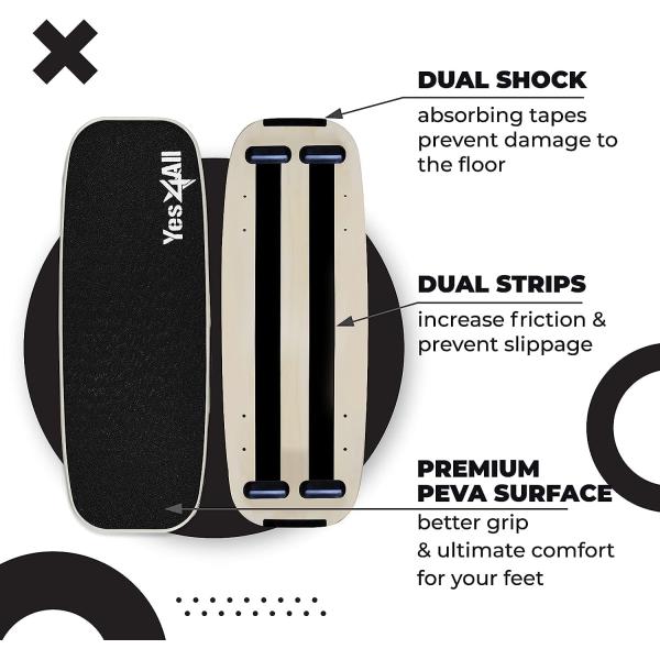 Customized Logo Sports Balance Board for Improved Core Strength and Balance Control