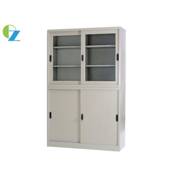 Хранение опиловки кухонного шкафа стеклянного и стального офиса картотеки раздвижной двери стальное