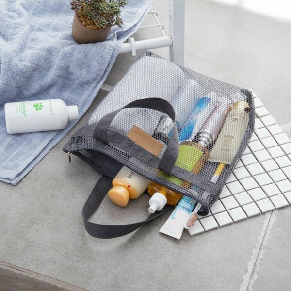 Eco Net Custom Pink Beach Bag Tote Compact Poolside Classic Rectangle