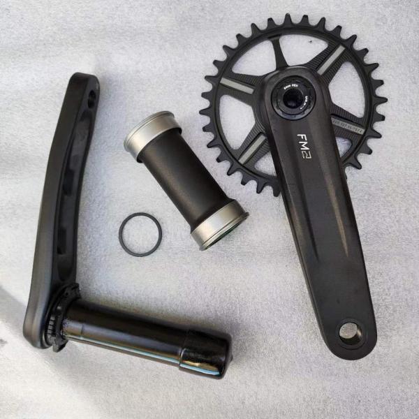 Crankset de bicicleta de montanha de 29 mm de peso leve Sram DUB 160L 30/32/34/36/38T Chainring Peças de bicicleta Crank 11/12/13S