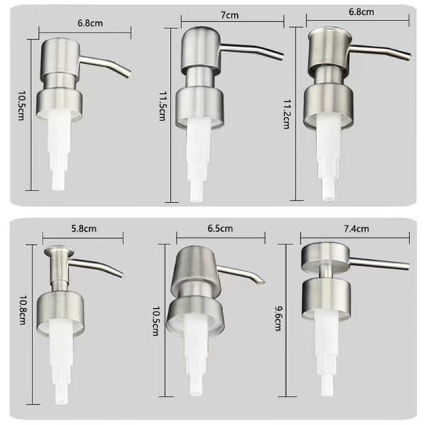 28mm Stainless Steel Lotion Pump For Bathroom Cosmetic