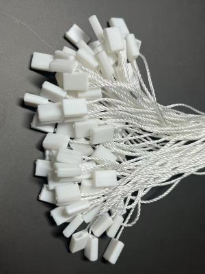Sustainable Square Locking Plastic Tag Fastener String Seal CMYK For Clothes Custom