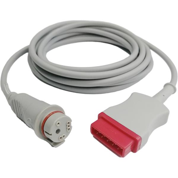Medical Accessories IBP Cables 11pin 1m Grey Compatible GE