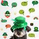CMYK Home Decorations Adhesive Paper Stickers Holiday Party Hat 3d Pvc Wall Sticker