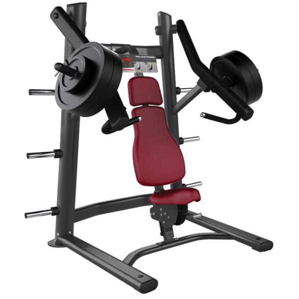 Incline chest press  oval tube sport bench  gym machine