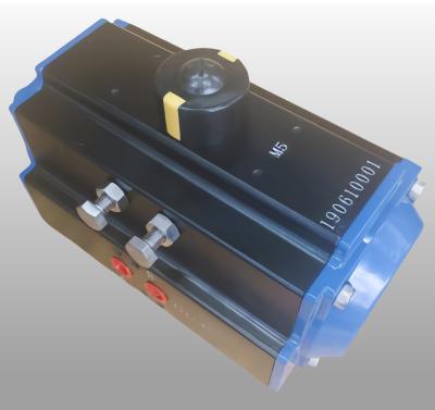 AT Series Single Action Pneumatic Actuator Spring Return Valve Actuator Custom Color