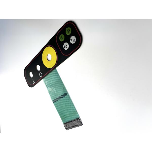 Настраиваемый OEM однокнопканый мембранный переключатель полностью автоматический с 3M клеем