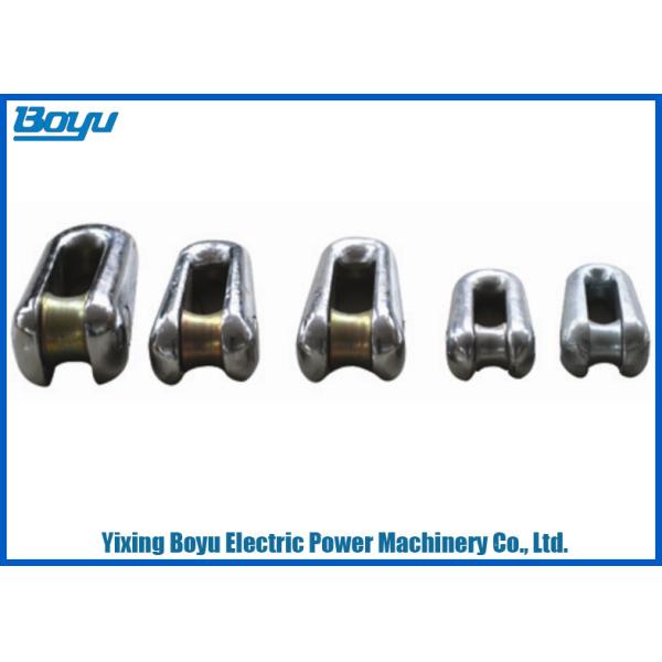 Rated Load 10~320kN Highly Tensile Galvanized Steel Connectors Transmission Line