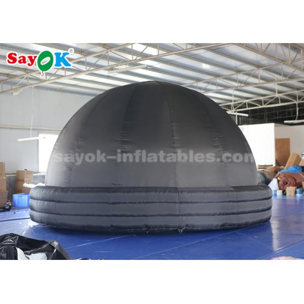 Bóveda inflable impermeable del planetario para la película del cine con la estera del piso del PVC