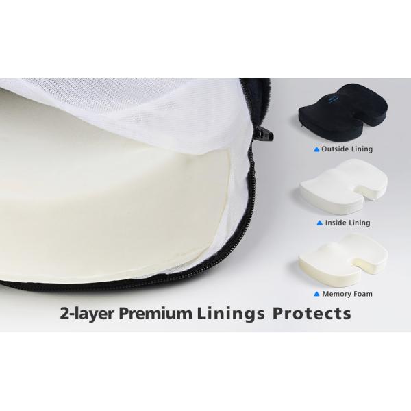 Anti Hemorrhoids Memory Foam Seat Cushion for Office Customized Comfort Technology