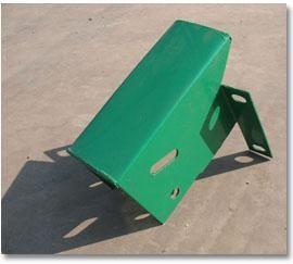 Q235 Guardrail Parts Highway Barrier Galvanized Offset Blocks For Guardrail System