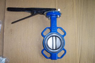 API 609 / ISO 5752 / BS5155 Standard One Shaft Without Pin Type Wafer Butterfly Valve