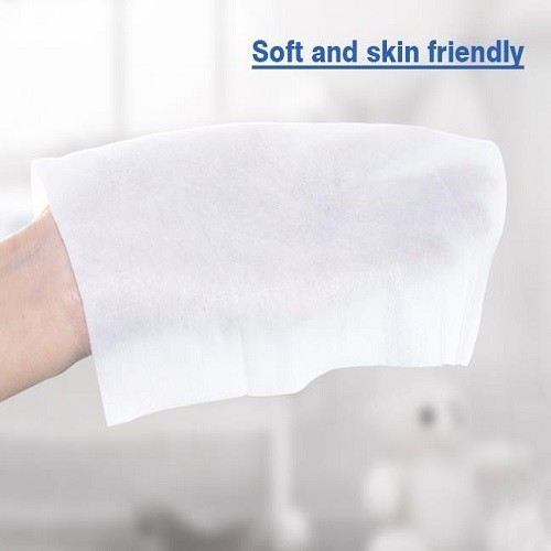 Eco Friendly Organic Flushable Baby Wipes Aloe Vera 80pcs Non Irritating