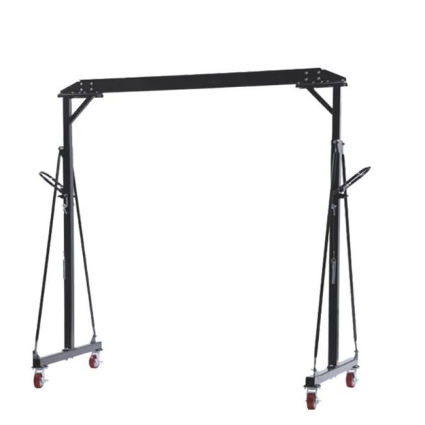 YD48-001 1Ton Adjustable Gantry Crane: 2.4-3.6m Ht, Wheels, for Shops/Warehouses/Sites