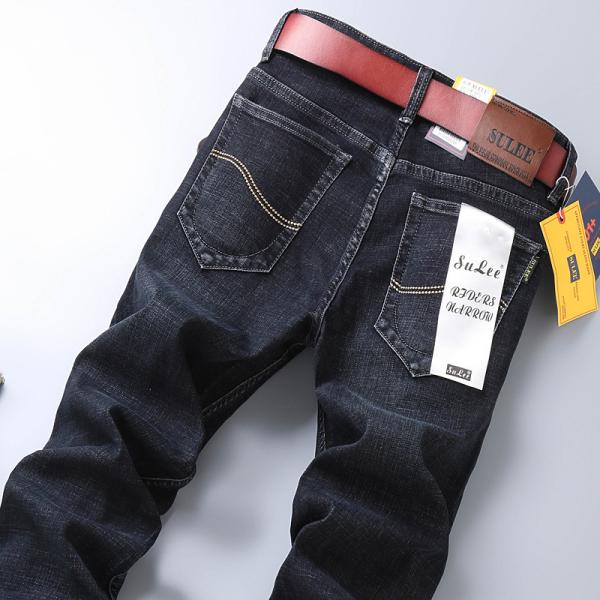 80%cotton Straight-leg Pants Denim Men's Jeans for Men and Women Style Straight-leg