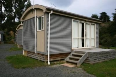 Anti - casa de campo modular oxidada da armação de aço para férias - chalé do recipiente