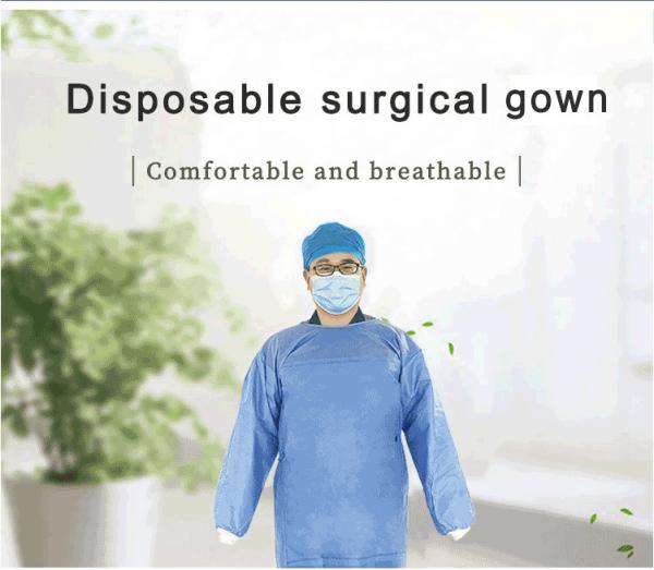 Hospital Use CE XXXL Disposable Medical Isolation Gown