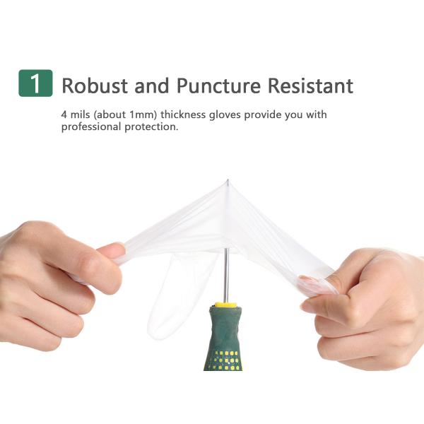 Surgical Gloves, Medical Examination Latex Gloves| 5 Mil Thick, Powder-Free, Sterile, Heavy Duty Exam Gloves