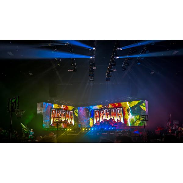 Прокат Экран Ультра HD Программируемый P7.62 RGB Внутренний полноцветный светодиодный дисплей 1/8 Мод сканирования