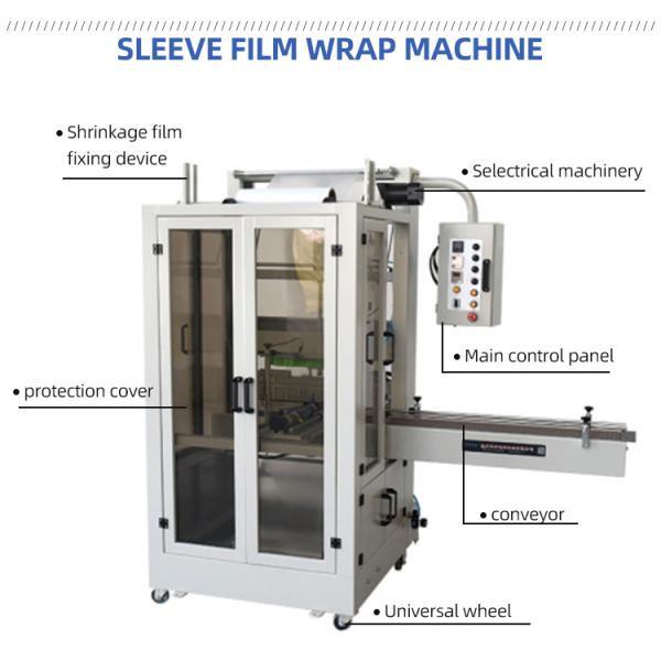 Full Automatic Multifunctional Bottle Sleeve Wrap Shrink Wrapping Machine for Beer Can