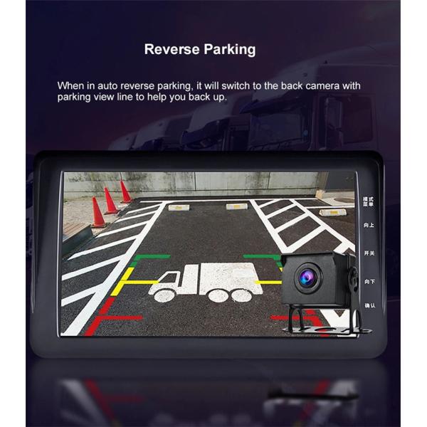 Camion de véhicule d'AHD 720P enregistreur DVR 4CH de caméra de tableau de bord d'écran de 9,66 pouces