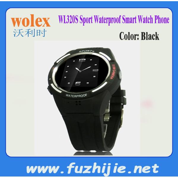WL320S Sport Waterproof Watch Mobile Phone with 2.0MP Camera GSM Dual-Bluetooth