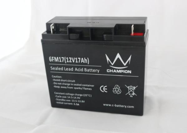 Lightweight 17ah Seal Solar Lead Acid Battery Gel Or AGM Type