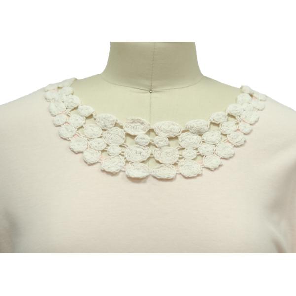 Pretty Casual Ladies Wear Printed Lace Neck T Shirt Casual Evening Outfits