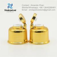 cores personalizadas Cap Flip Top Gold Cosméticos Alumínio Bottle Lids Caps For Bottle