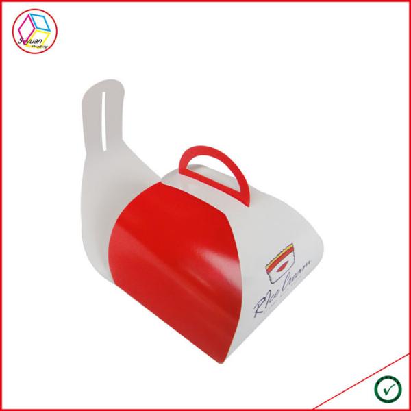 Коробок пирожного доски цвета слоновой кости качества еды форма FSC складных бумажных изготовленная на заказ