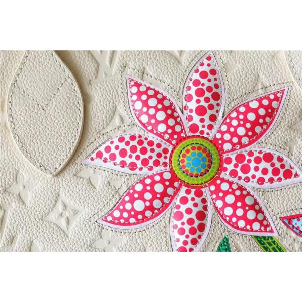 La partie a stigmatisé des dames monogramme Empreinte de Neverfull millimètre de sac à main avec la marqueterie de fleur