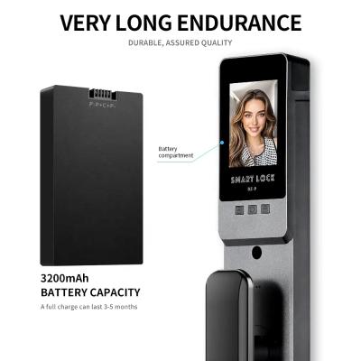 3D Face Recognition Smart Lock Password Bluetooth WiFi Digital Door Lock