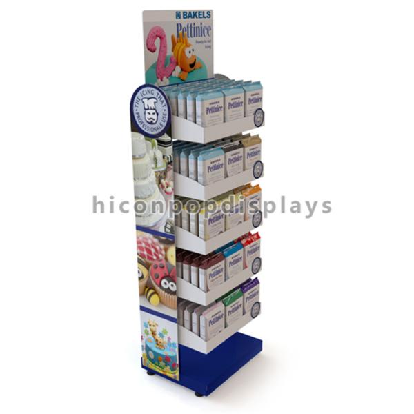 Paris Cosmetics Merchandising Store Fixtures Acrylic Perfume Display Stand 3-Step
