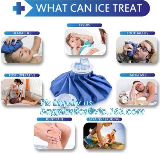 Sports Medicine Ice Bags, Flexible Ice Pack, Easy Seal Ice Cube Bags, Cool Bags & Ice Packs, First Aid Ice Pack, bagease