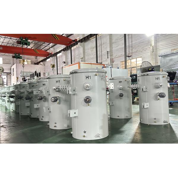 10Kva Polar de energía de fase única Transformador montado con aceite sumergido 100Hz 4160V Fabricantes