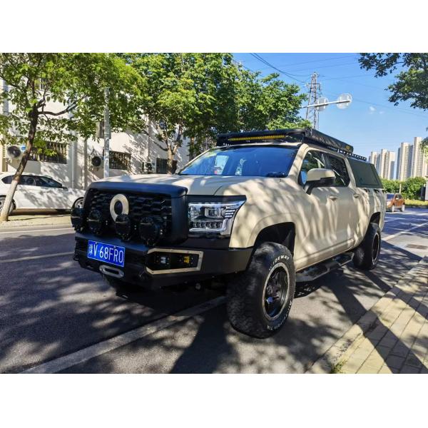 Offroad 4x4 Bull Bar Rear Bumper Black Steel For Great Wall Cannon