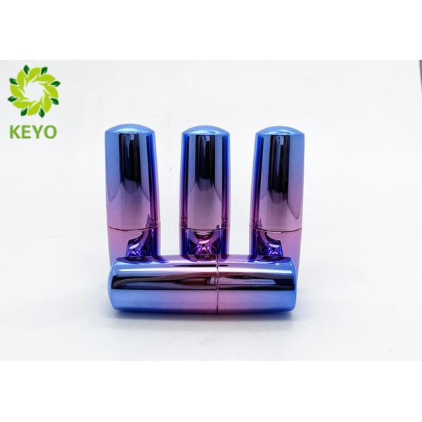 Shiny Plastic Lip Stick Tube For Cosmetic Packaging Empty Lip Balm Tube