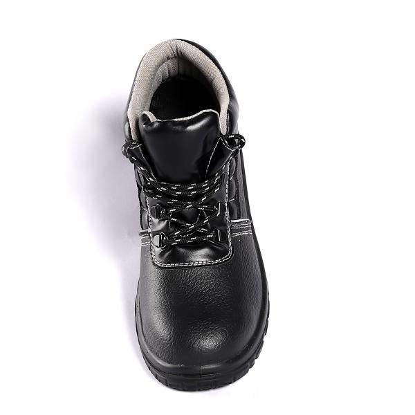 Breathable Cowhide Leather Safety Shoes with Metal Toe Protection S3 S2 Brand Work Boots