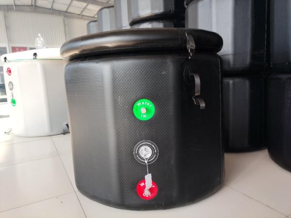 Portable Vertical Round Ice Bath Barrel Outdoor Cold Plunge Tub